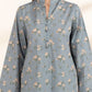 3 Piece - Printed Cotton Suit