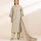 3 Piece - Printed Cotton Suit