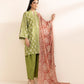 3 Piece - Printed Lawn Suit