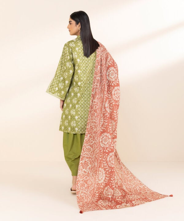 3 Piece - Printed Lawn Suit