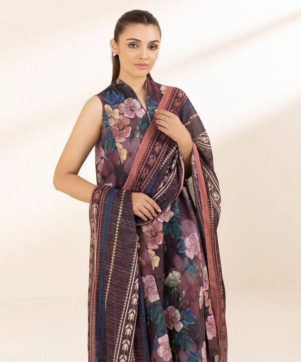 3 Piece - Printed Lawn Suit