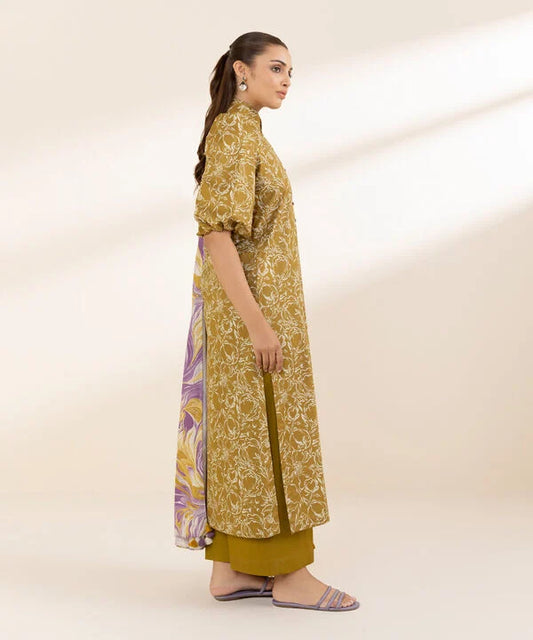3 Piece - Printed Lawn Suit
