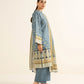 3 Piece - Printed Khaddar Suit