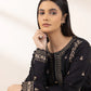Embroidered Raw Silk Shirt