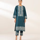 Block Printed Khaddar Shirt