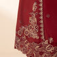 3 Piece - Embroidered Net Suit