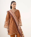 3 Piece - Printed Khaddar Suit