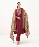 3 Piece - Embroidered Khaddar Suit