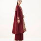 3 Piece - Embroidered Khaddar Suit