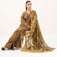 3 Piece - Embroidered Linen Jacquard Suit