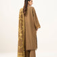 3 Piece - Embroidered Linen Jacquard Suit