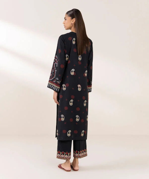 Embroidered Raw Silk Shirt