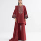 3 Piece - Embroidered Khaddar Suit