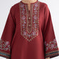 3 Piece - Embroidered Khaddar Suit