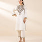 Embroidered Cotton Satin Shirt