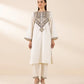 Embroidered Cotton Satin Shirt