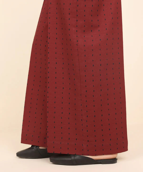 Printed Khaddar Culottes