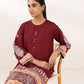 Block Printed Khaddar Shirt