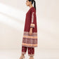 Block Printed Khaddar Shirt