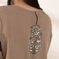 Block Printed Khaddar Shirt