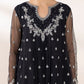 3 Piece - Embroidered Net Suit