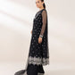 3 Piece - Embroidered Net Suit