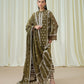 3 Piece - Embroidered Muslin Suit