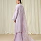3 Piece - Embroidered Raw Silk Suit