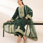 3 Piece - Embroidered Raw Silk Suit