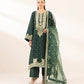 3 Piece - Embroidered Raw Silk Suit