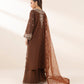 3 Piece - Embroidered Raw Silk Suit
