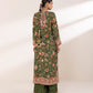 2 Piece - Embroidered Raw Silk Suit