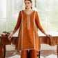 2 Piece - Embroidered Cotton Net Suit