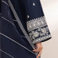 3 Piece - Embroidered Raw Silk Suit