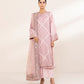 3 Piece - Embroidered Raw Silk Suit