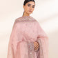 3 Piece - Embroidered Raw Silk Suit