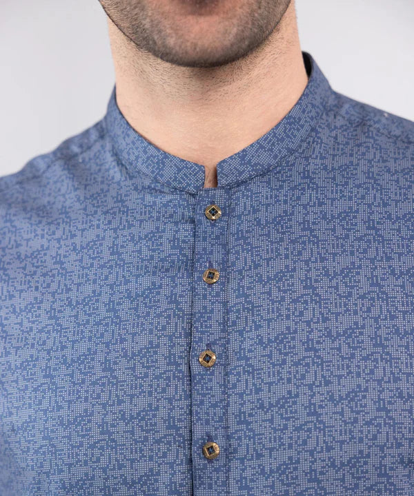 Printed Cotton Suit