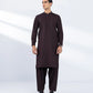 Embroidered Viscose Blended Suit - Slim Fit