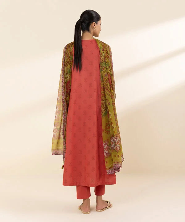 3 Piece - Embroidered Lawn Suit