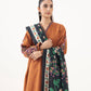 3 Piece - Embroidered Khaddar Suit