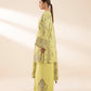3 Piece - Embroidered Zari Lawn Suit