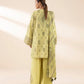 3 Piece - Embroidered Zari Lawn Suit