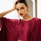 Embellished Silk Kaftan