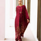 Embellished Silk Kaftan