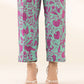 3 Piece - Printed Silk Suit