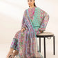 3 Piece - Printed Silk Suit