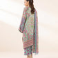 3 Piece - Printed Silk Suit