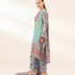 3 Piece - Printed Silk Suit
