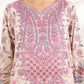 3 Piece - Printed Silk Suit