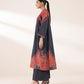 3 Piece - Printed Silk Suit